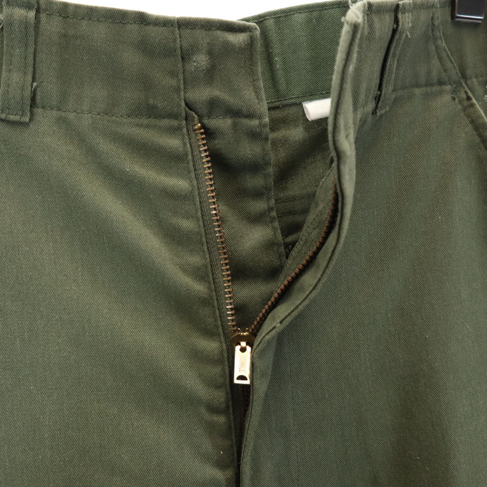 アメリカ軍 80s DLA ヴィンテージ ベイカー パンツ W28 カーキ US ARMY ミリタリー ユーティリティ メンズ