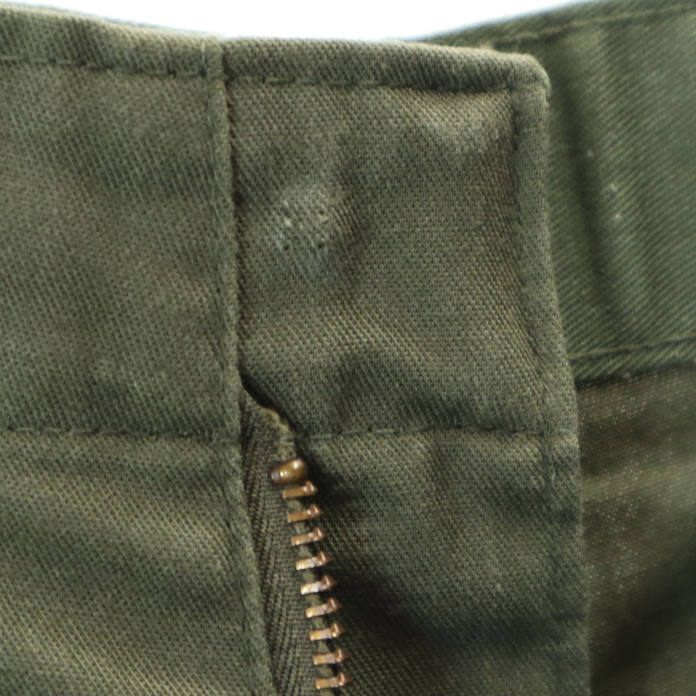 アメリカ軍 80s DLA ヴィンテージ ベイカー パンツ W28 カーキ US ARMY ミリタリー ユーティリティ メンズ