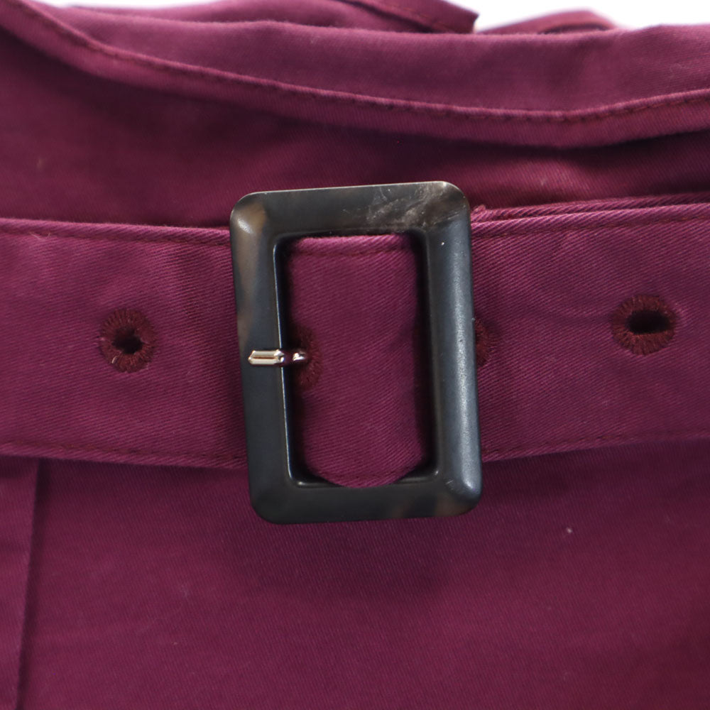 AMERI UNDRESSED アメリ 変形 パンツ S ワインレッド系 ハイウエスト レディース