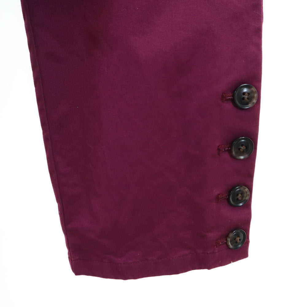 AMERI UNDRESSED アメリ 変形 パンツ S ワインレッド系 ハイウエスト レディース