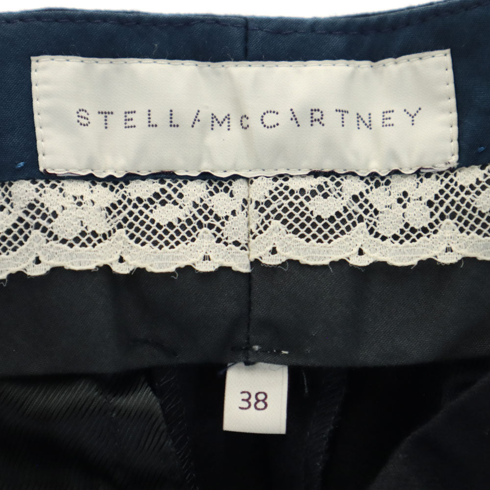 Stella McCartney ステラマッカートニー ハンガリー製 ロングパンツ 38 ブラック レディース