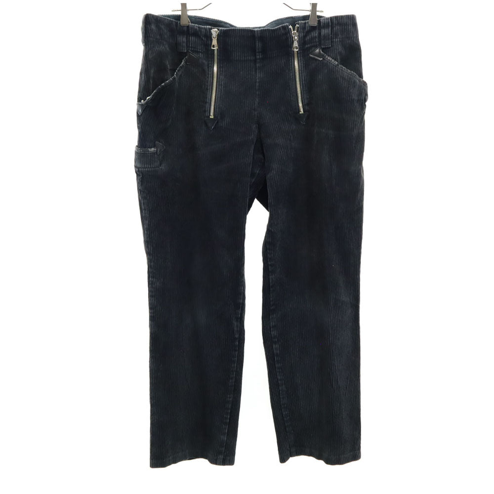 OLD オールド 80s ヴィンテージ ブラックコーズ コーデュロイパンツ ブラック ロガーパンツ メンズ