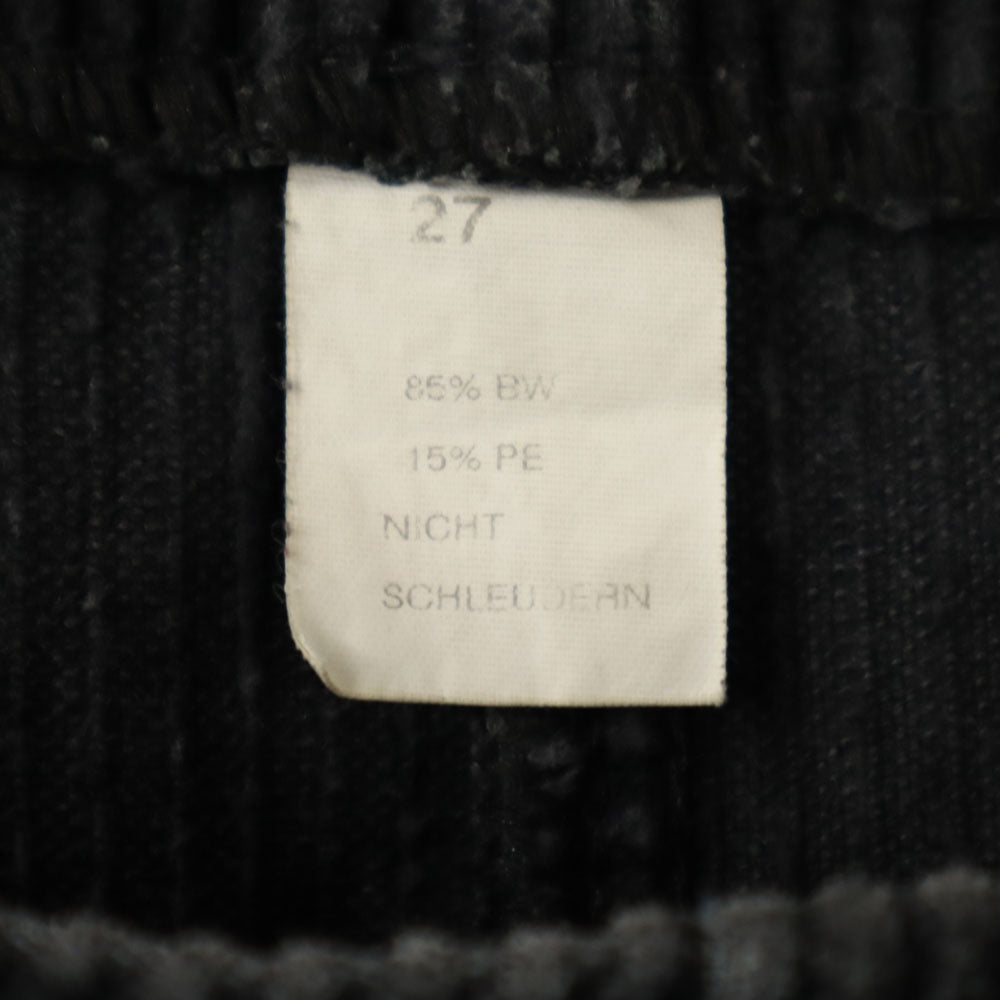 OLD オールド 80s ヴィンテージ ブラックコーズ コーデュロイパンツ ブラック ロガーパンツ メンズ