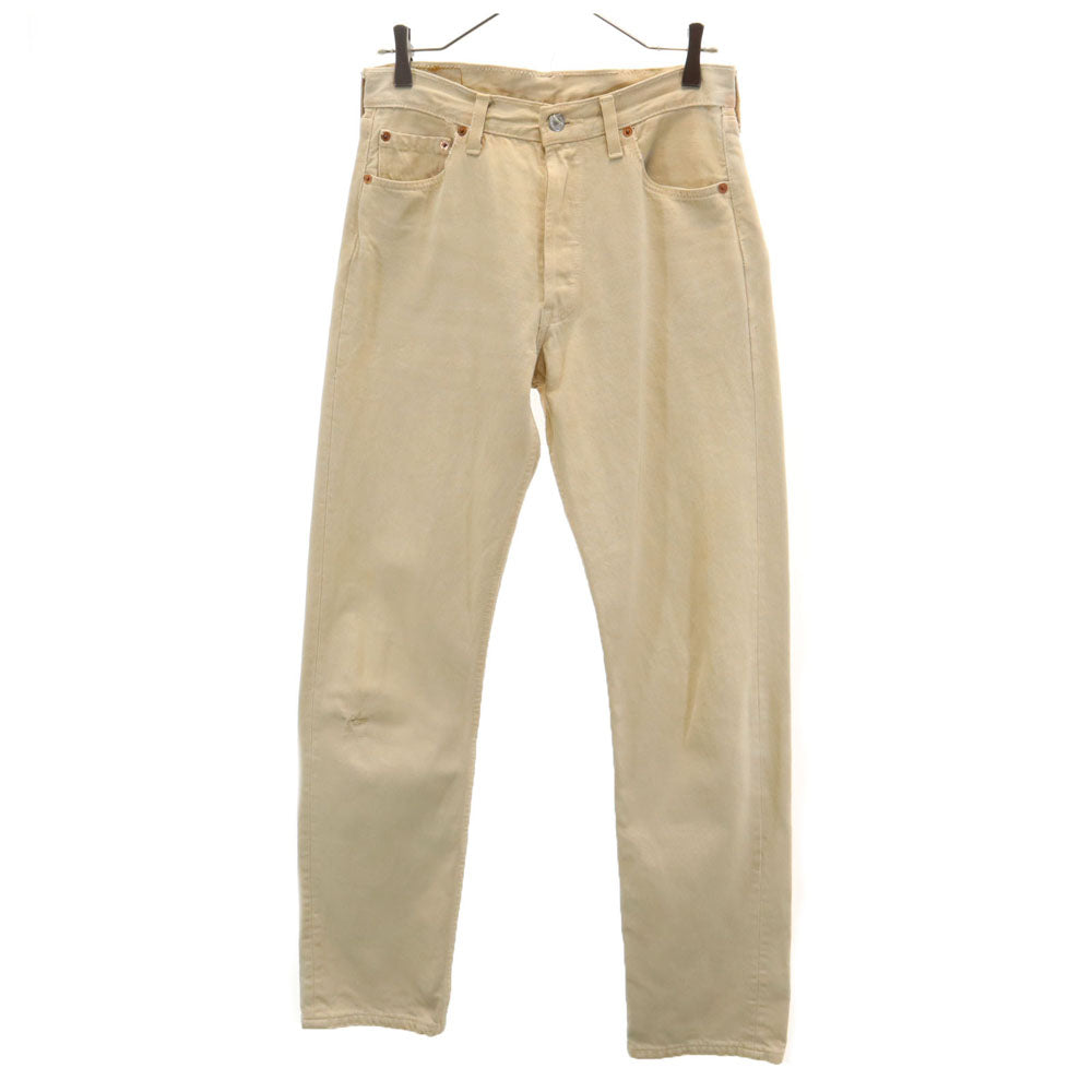 Levi's リーバイス 90s 501 ユーロ ストレート コットンパンツ w30 ベージュ ボタンフライ メンズ