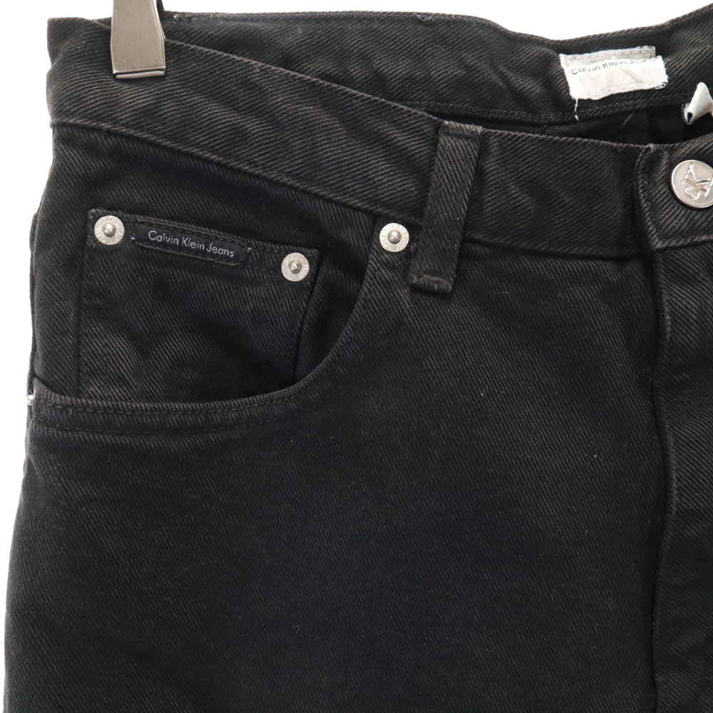 Calvin klein Jeans カルバンクラインジーンズ 90s オールド テーパード コットンパンツ w32 ブラック メンズ