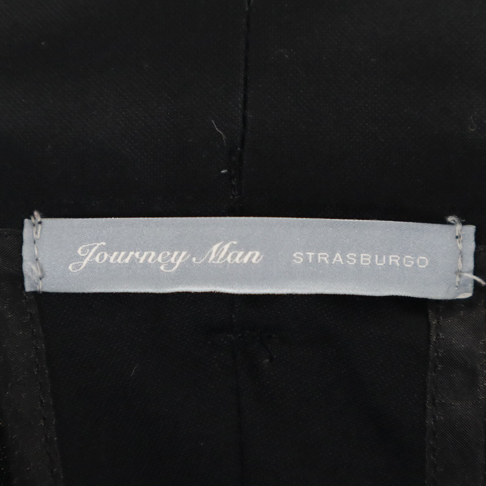 Journey man 日本製 タック パンツ L ブラック メンズ