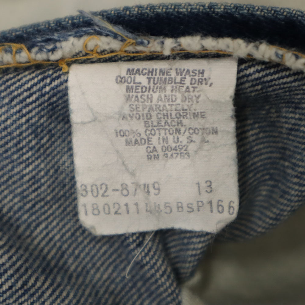 Lee リー 80s ヴィンテージ USA製 42タロン デニムパンツ ブルー メンズ