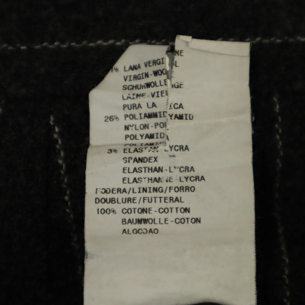 エンポリオアルマーニ 2005年製 イタリア製 スラックスパンツ 52 ブラック Emporio Armani ストライプ メンズ