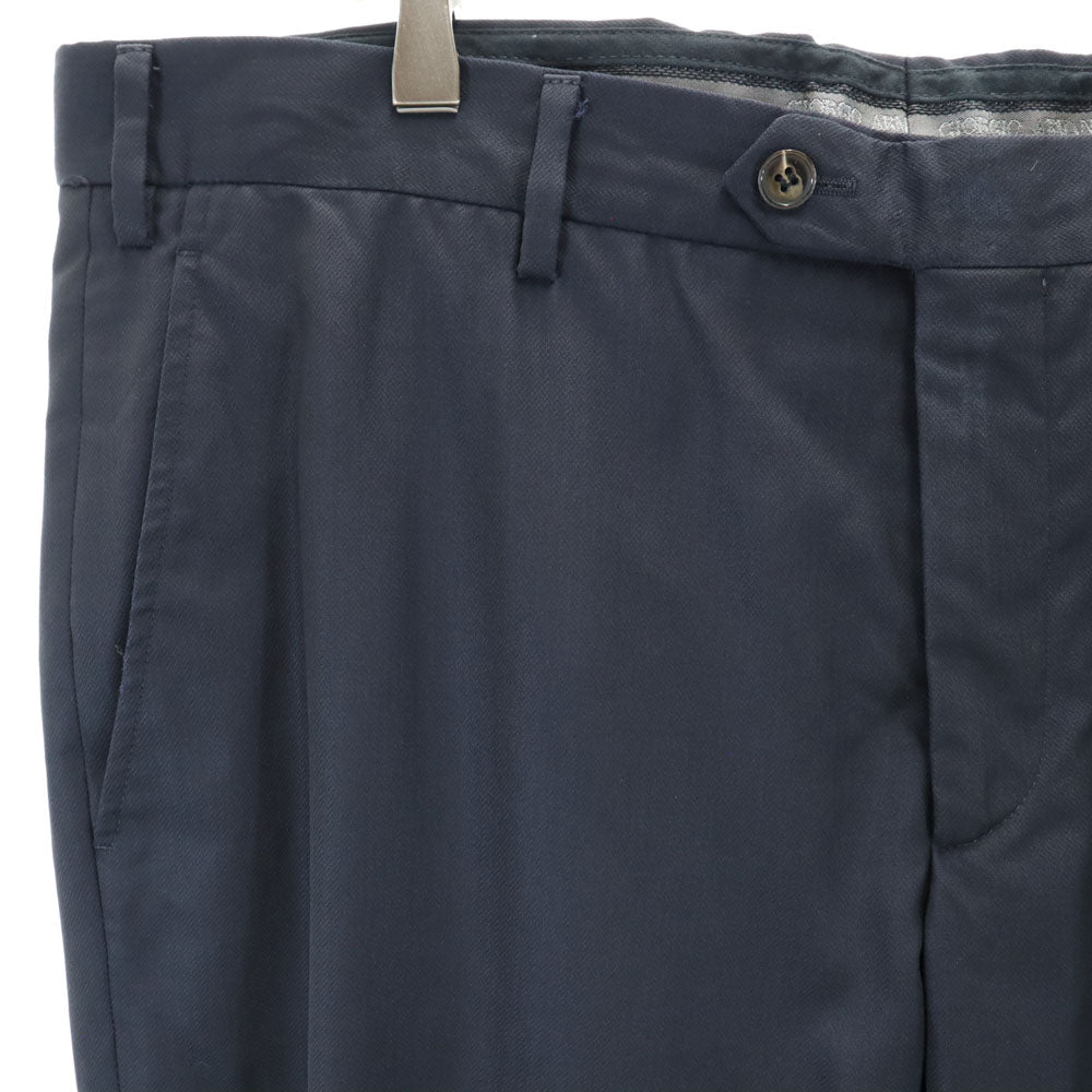 GIORGIO ARMANI ジョルジオアルマーニ イタリア製 スラックスパンツ 濃紺 メンズ