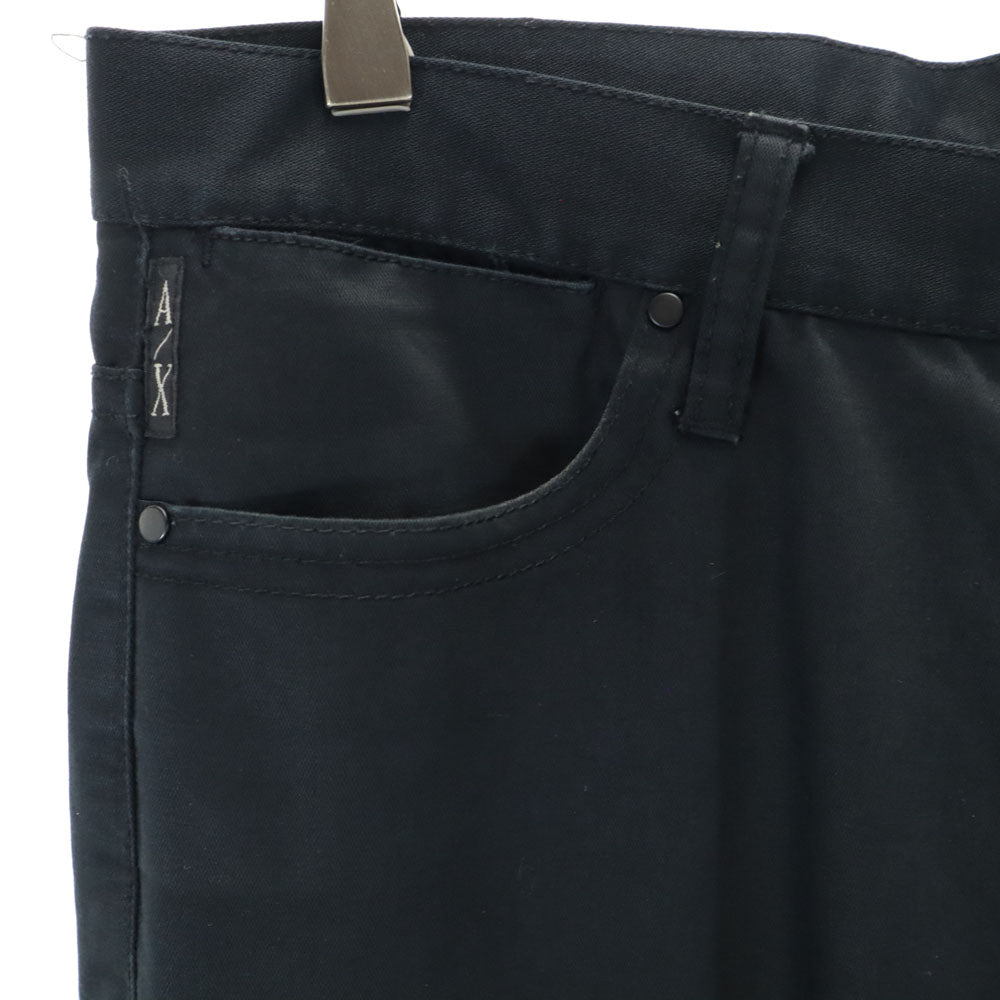 ARMANI EXCHANGE アルマーニエクスチェンジ ロングパンツ W30 ブラック メンズ