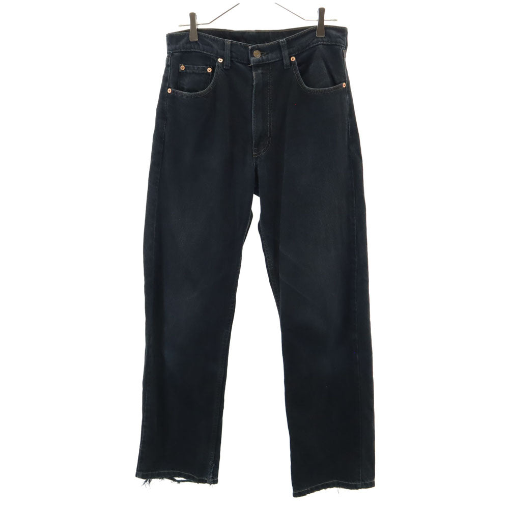 Levi's リーバイス 90s 512 オールド 後染め ブラック ストレートデニムパンツ w31 ブラック系 ジーパン メンズ