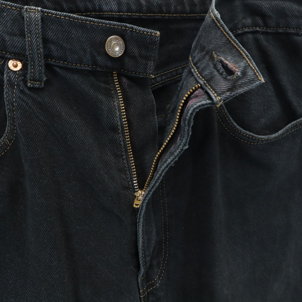 Levi's リーバイス 90s 512 オールド 後染め ブラック ストレートデニムパンツ w31 ブラック系 ジーパン メンズ