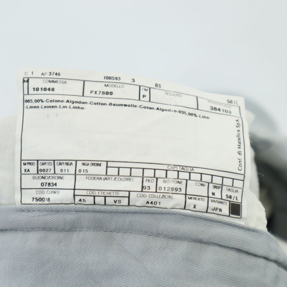 ARMANI COLLEZIONI アルマーニコレッツォーニ ロングパンツ L グレー系 ビッグサイズ メンズ