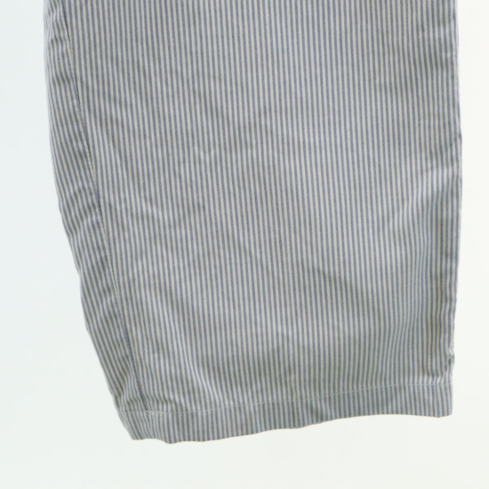 ARMANI COLLEZIONI アルマーニコレッツォーニ ストライプ ロングパンツ w39 ブルー系 ビッグサイズ メンズ