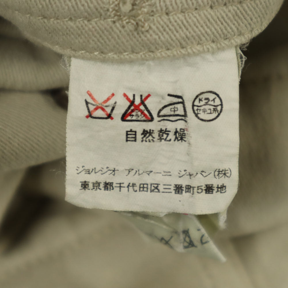 Emporio Armani エンポリオアルマーニ イタリア製 ロングパンツ 54 ベージュ系 メンズ