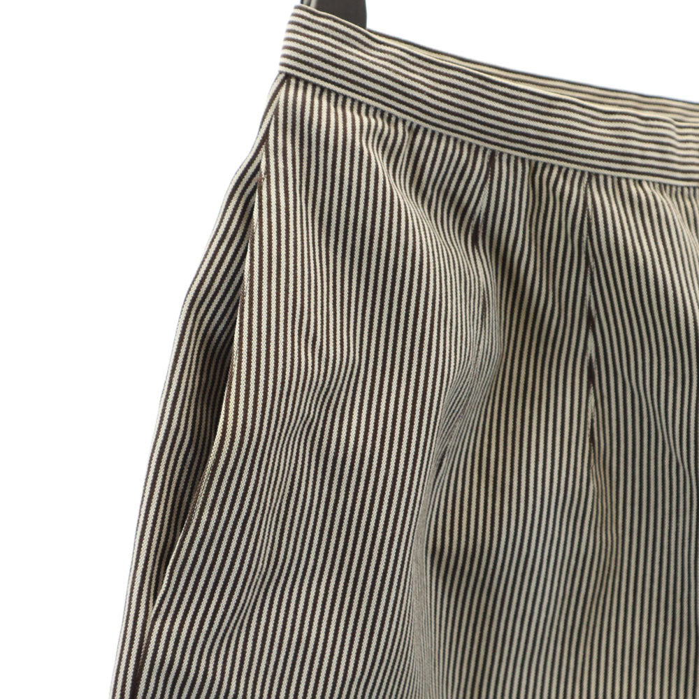 Christian Dior クリスチャンディオール 90s オールド ストライプ柄 ロングパンツ 11 ベージュ 他 レディース