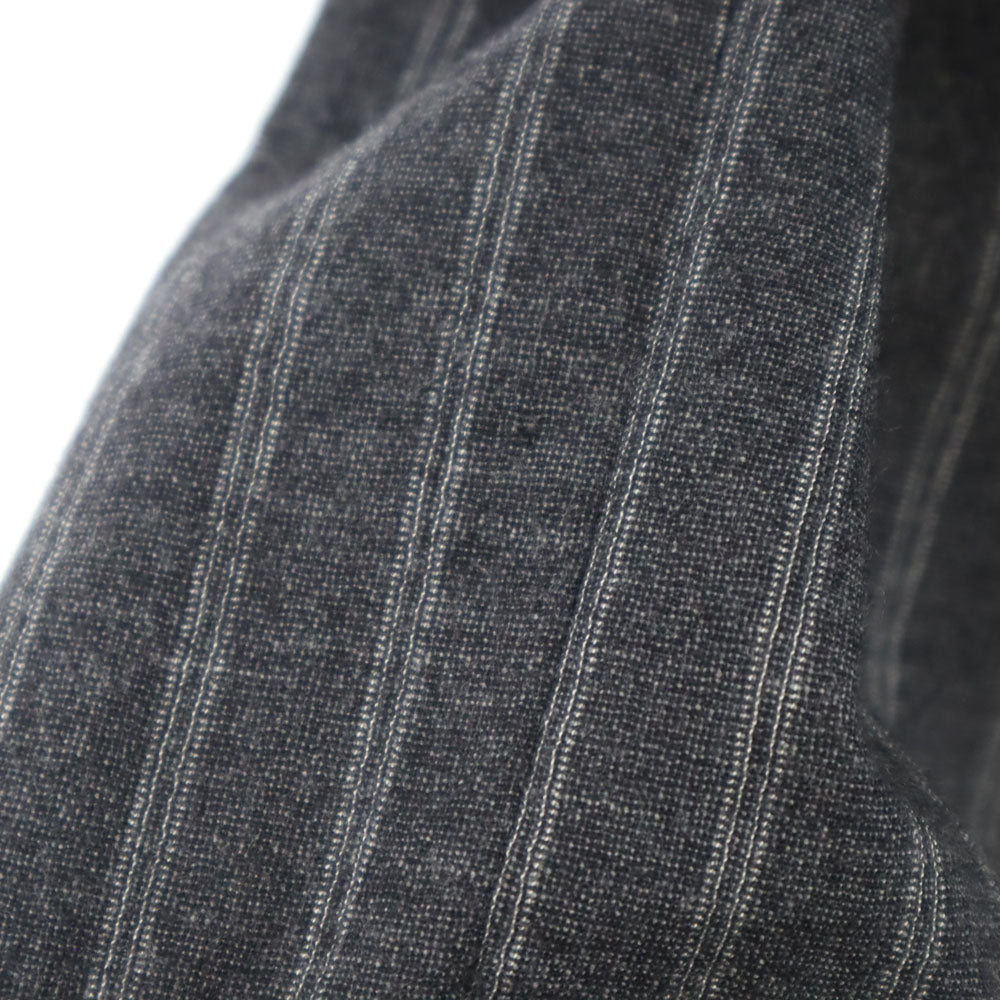 Salvatore Ferragamo サルヴァトーレフェラガモ イタリア製 ストライプ柄 スラックスパンツ 46 チャコールグレー メンズ