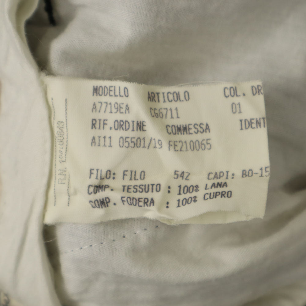 Salvatore Ferragamo サルヴァトーレフェラガモ イタリア製 ストライプ柄 スラックスパンツ 46 チャコールグレー メンズ