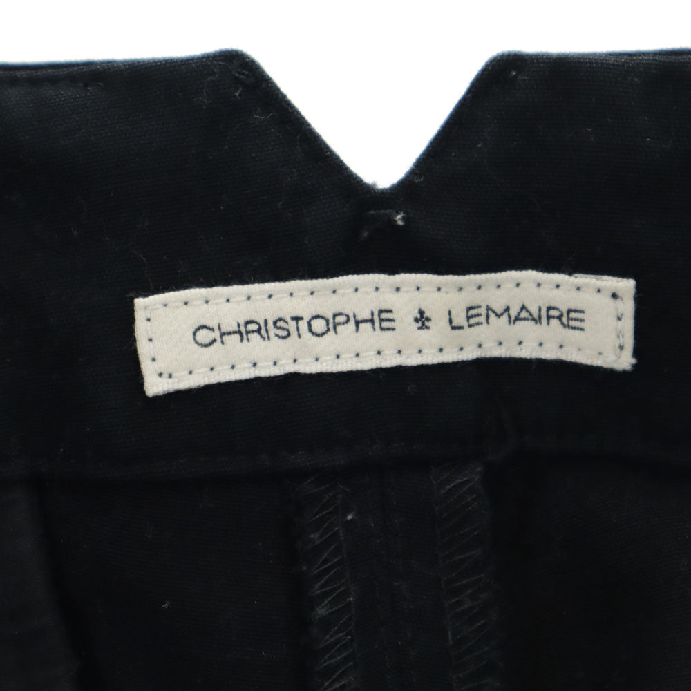 CHRISTOPHE LEMAIRE クリストフルメール スリムパンツ 2 ブラック レディース