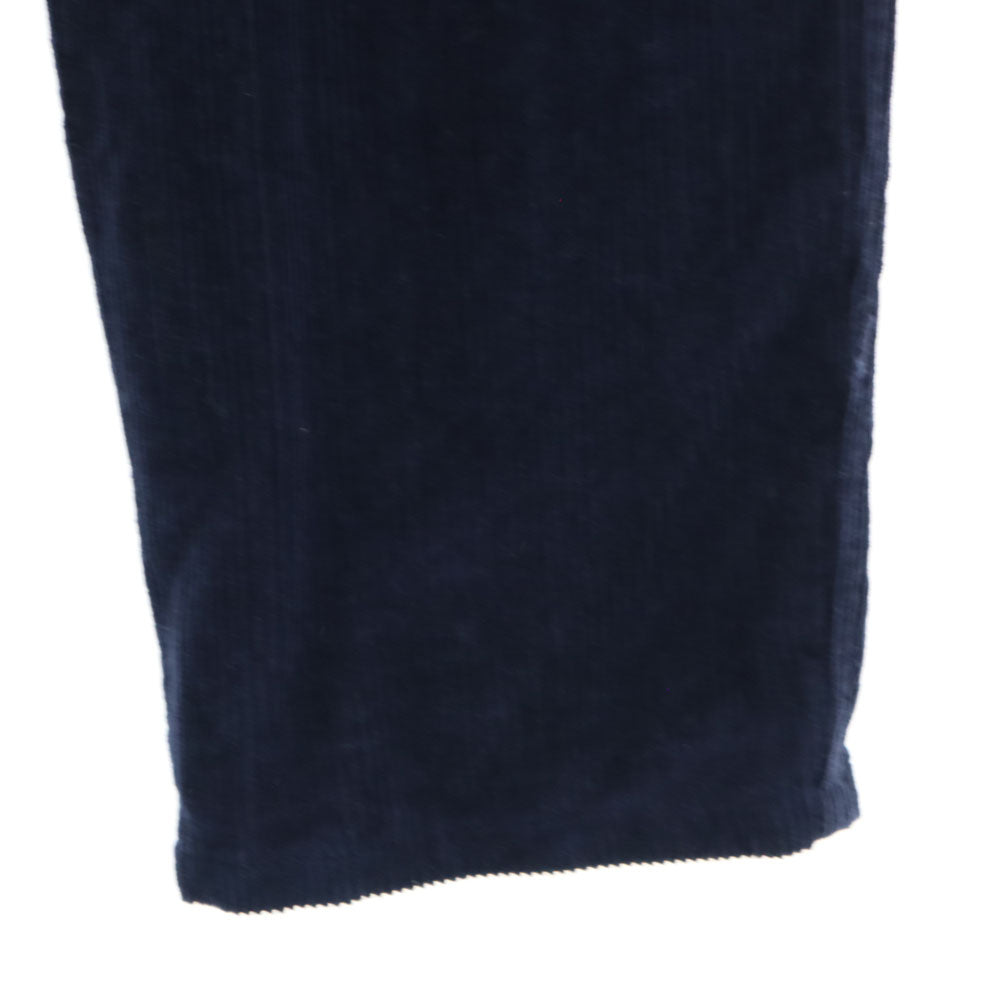 ARMANI JEANS アルマーニジーンズ STONEWASHED ツータック コーデュロイパンツ w34 ネイビー メンズ