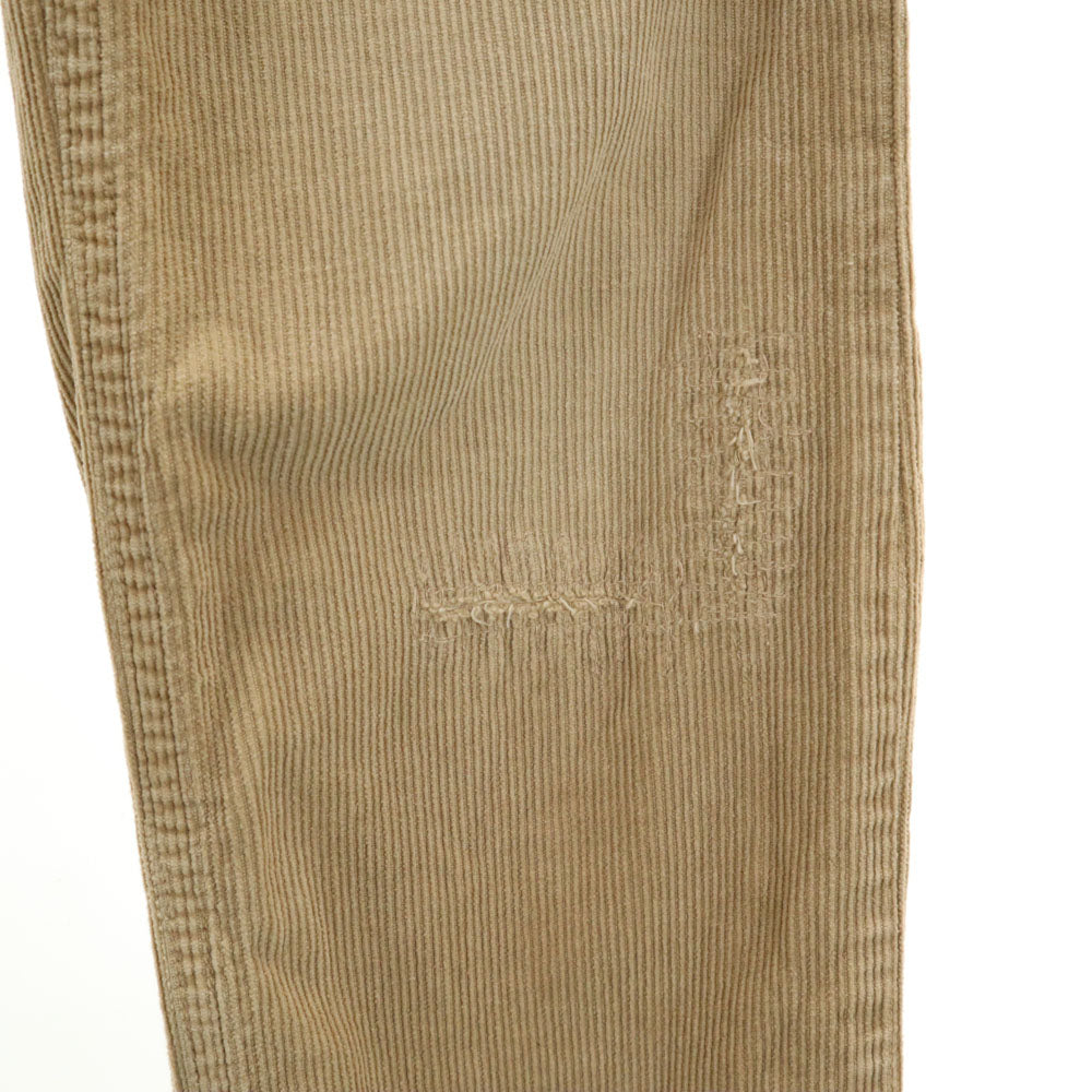DOLCE&GABBANA ドルチェアンドガッバーナ イタリア製 ストレート コーデュロイパンツ 46 ベージュ レディース