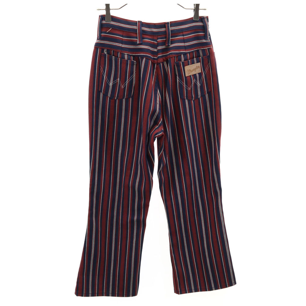 Wrangler ラングラー 70s ヴィンテージ USA製 ストライプ柄 フレアパンツ 14 レッド×ネイビー ブーツカット メンズ
