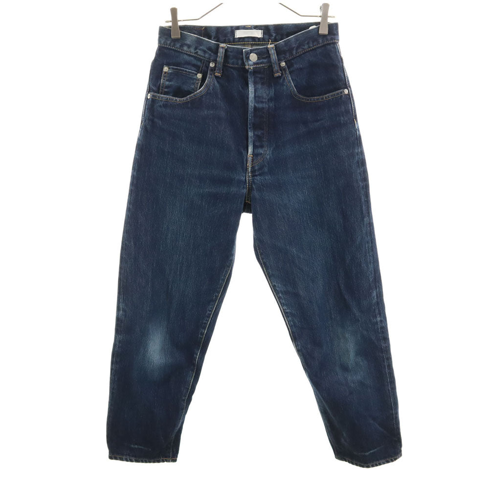 ハツキ テーパードデニムパンツ 0 インディゴブルー ジーンズ ボタンフライ メンズ