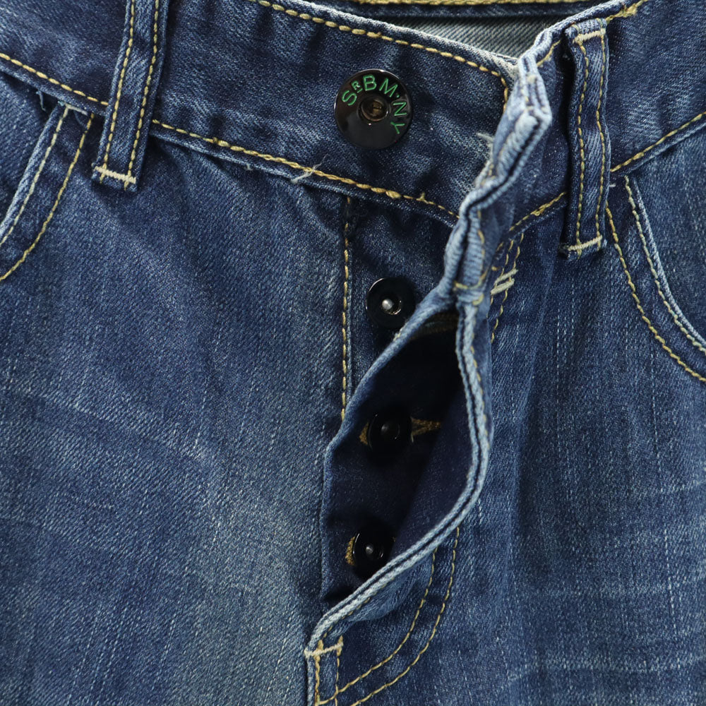 サーベニーマイルス デニムパンツ W30 インディゴブルー ジーンズ ボタンフライ メンズ