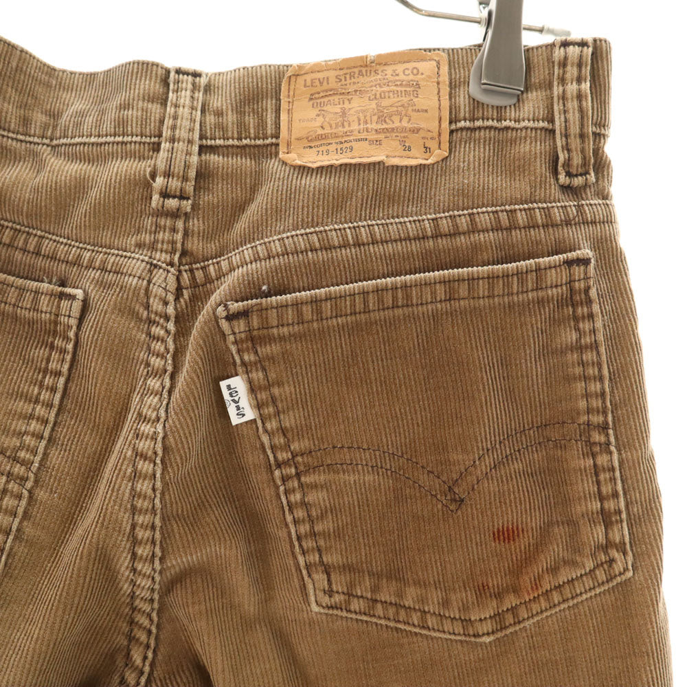 Levi's リーバイス 80s 719-1529 ヴィンテージ ボタン裏22 コーデュロイパンツ w28 ブラウン系 メンズ