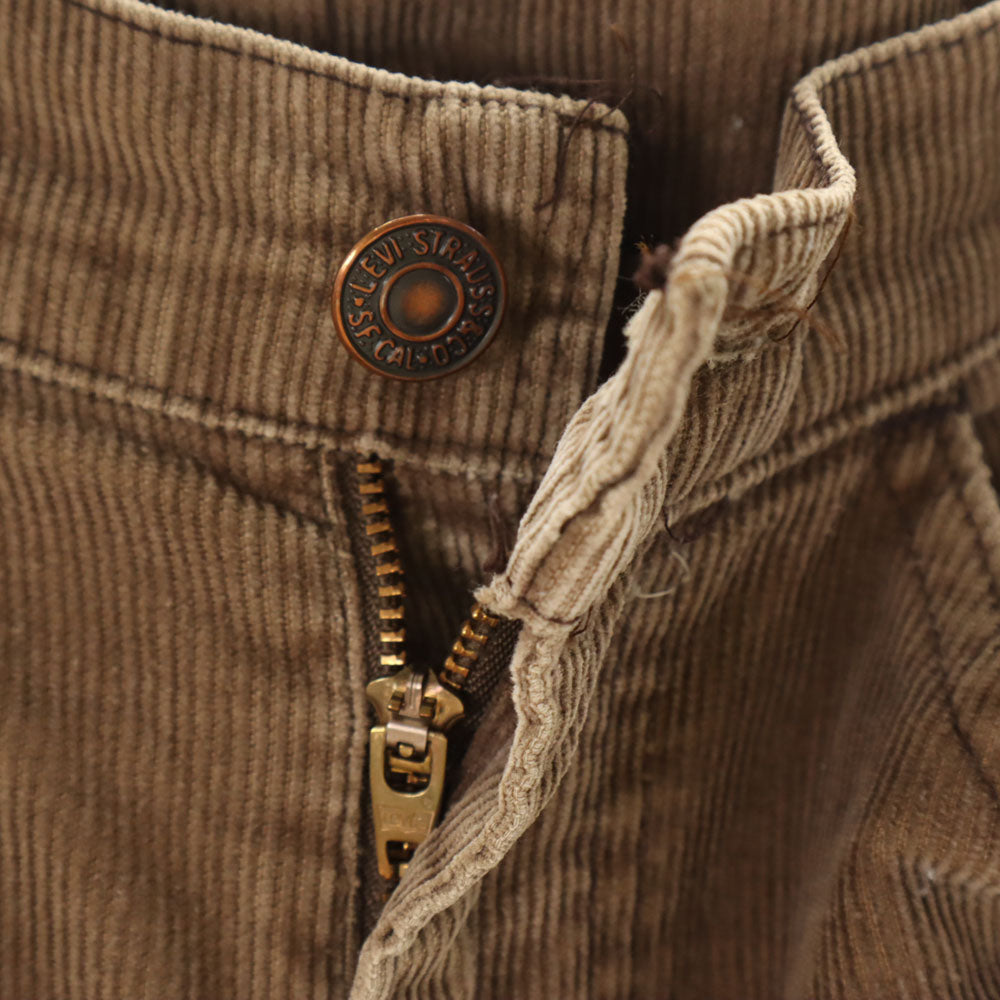 Levi's リーバイス 80s 719-1529 ヴィンテージ ボタン裏22 コーデュロイパンツ w28 ブラウン系 メンズ