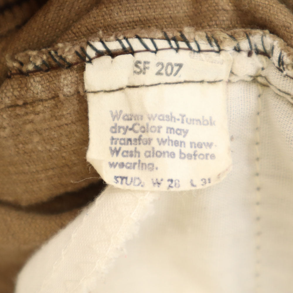 Levi's リーバイス 80s 719-1529 ヴィンテージ ボタン裏22 コーデュロイパンツ w28 ブラウン系 メンズ