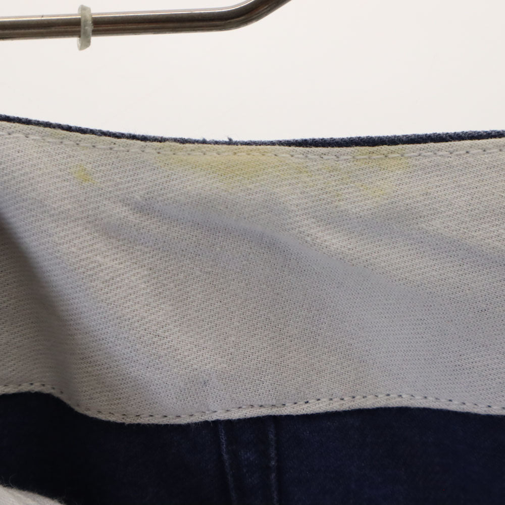 RALPH LAUREN ラルフローレン 日本製 ボタンフライ ワイドパンツ 11 ネイビー系 レディース