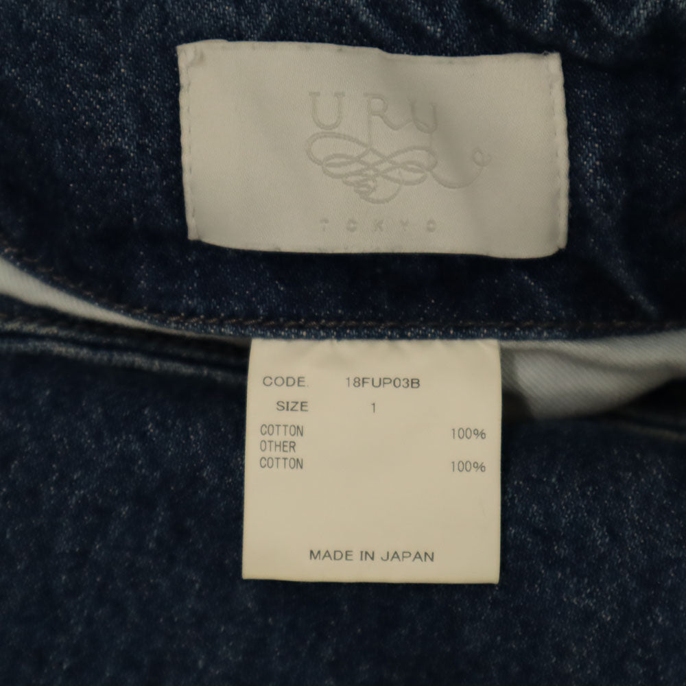 ウル トウキョウ 日本製 デニムパンツ 1 ブルー シンチバック ジーンズ メンズ
