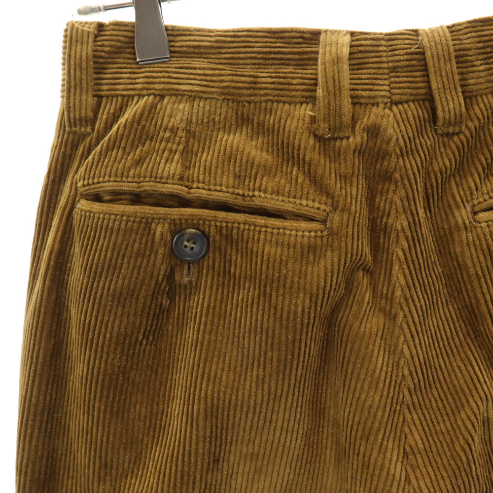 DRIES VAN NOTEN ドリスヴァンノッテン 90s オールド 太畝 コーデュロイパンツ 48 ブラウン メンズ