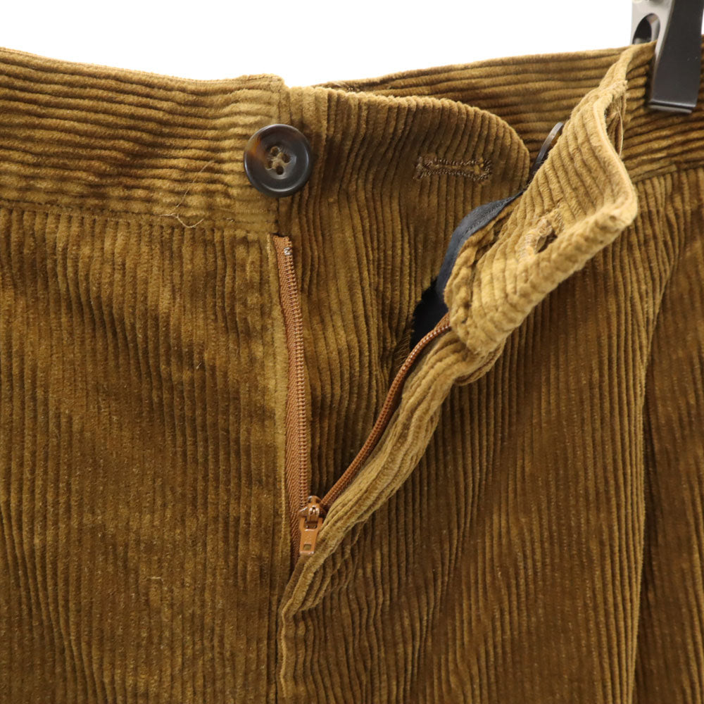 DRIES VAN NOTEN ドリスヴァンノッテン 90s オールド 太畝 コーデュロイパンツ 48 ブラウン メンズ