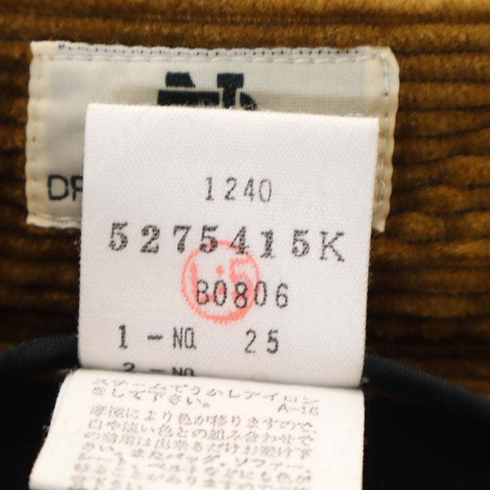 DRIES VAN NOTEN ドリスヴァンノッテン 90s オールド 太畝 コーデュロイパンツ 48 ブラウン メンズ