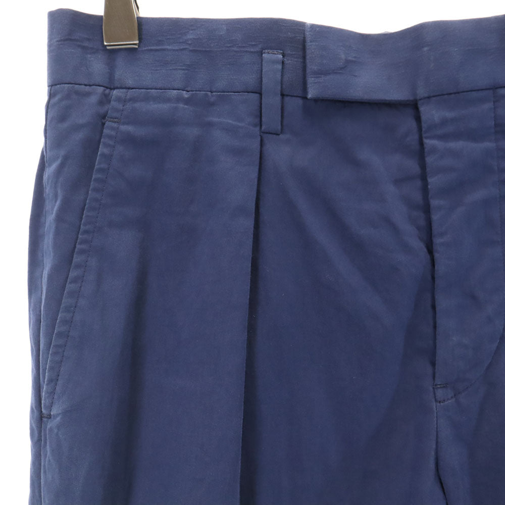 MARNI マルニ イタリア製 ボタンフライ コットンパンツ 44 ブルー メンズ