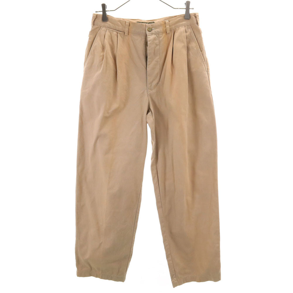 カルバンクラインスポーツ 90s 00s オールド タック パンツ w31 ベージュ系 ボタンフライ メンズ