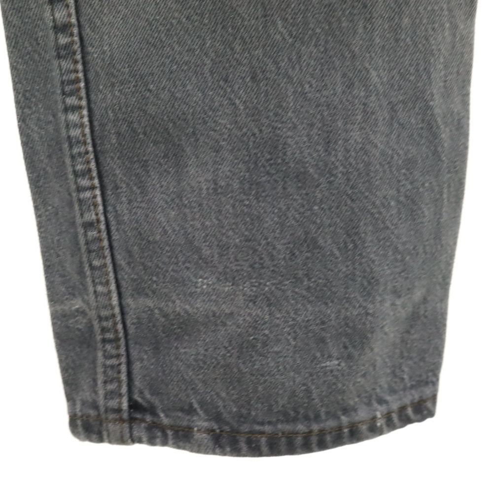 Levi's リーバイス 80s 501-0658 後染め ブラック ヴィンテージ カラー デニムパンツ W31 グレー ジーンズ ボタンフライ メンズ