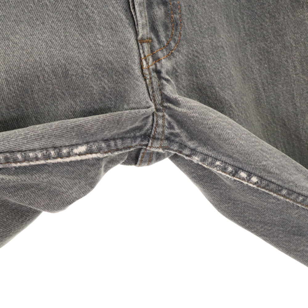 Levi's リーバイス 80s 501-0658 後染め ブラック ヴィンテージ カラー デニムパンツ W31 グレー ジーンズ ボタンフライ メンズ