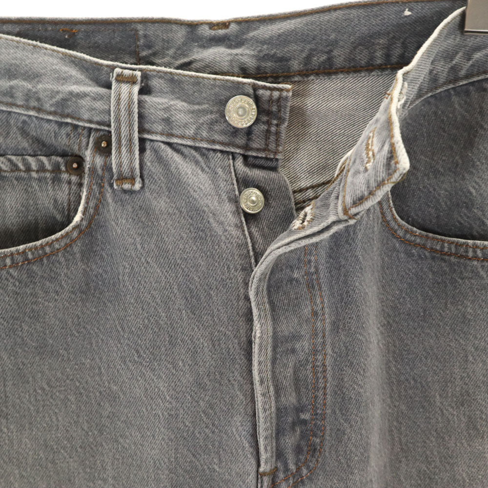 Levi's リーバイス 80s 501-0658 後染め ブラック ヴィンテージ カラー デニムパンツ W31 グレー ジーンズ ボタンフライ メンズ