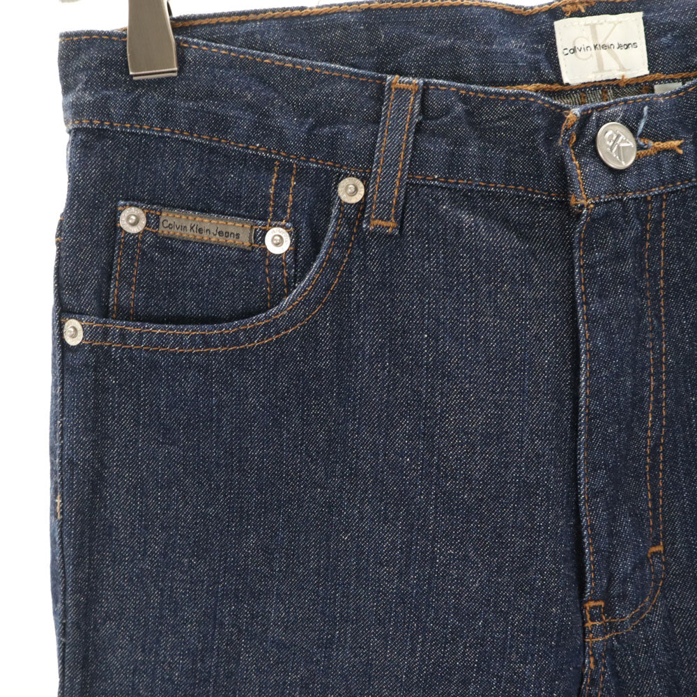Calvin klein Jeans カルバンクラインジーンズ 90s オールド ストレートデニムパンツ 7 ネイビー ジーンズ メンズ