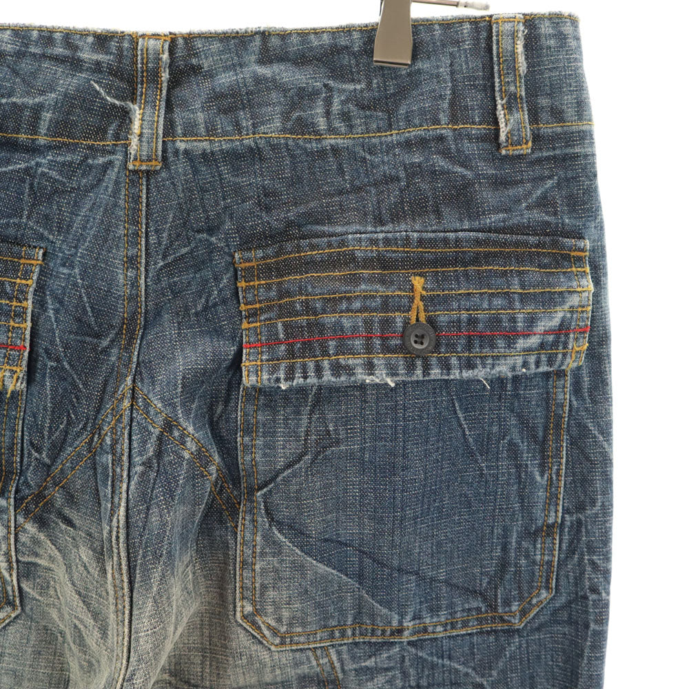 WOOLRICH ウールリッチ シワ加工 ストレートデニムパンツ w34 ジーンズ メンズ