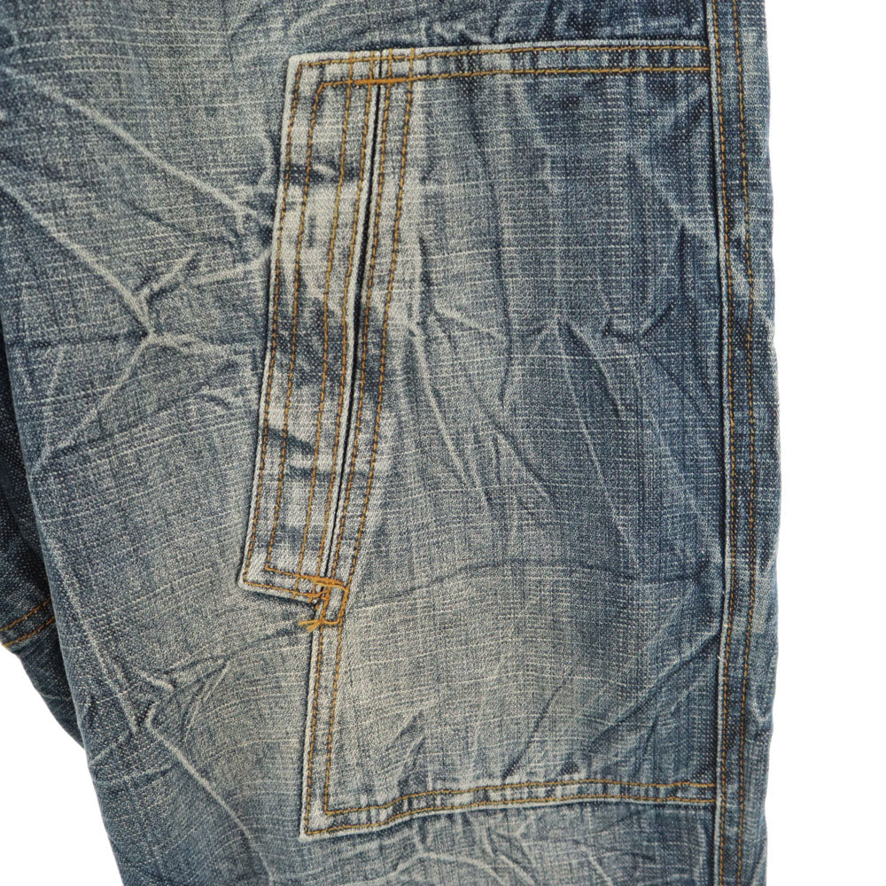 WOOLRICH ウールリッチ シワ加工 ストレートデニムパンツ w34 ジーンズ メンズ