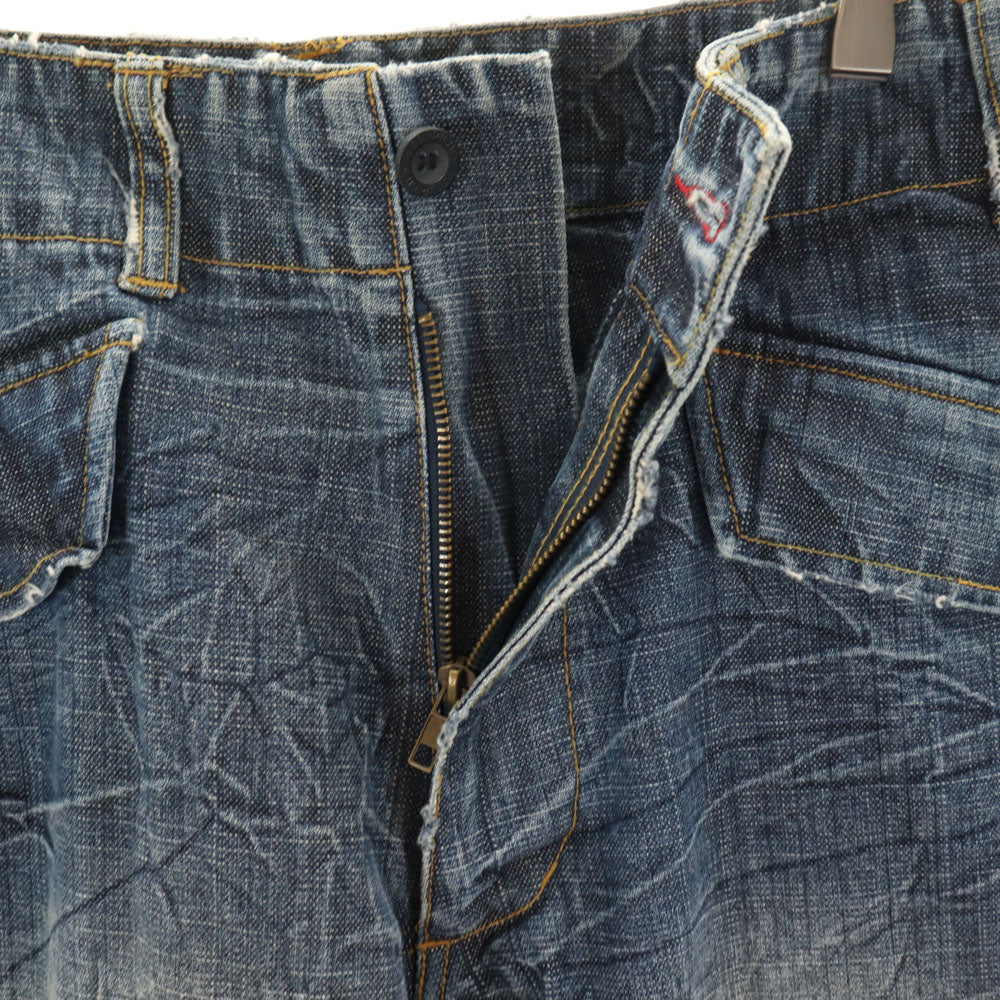 WOOLRICH ウールリッチ シワ加工 ストレートデニムパンツ w34 ジーンズ メンズ