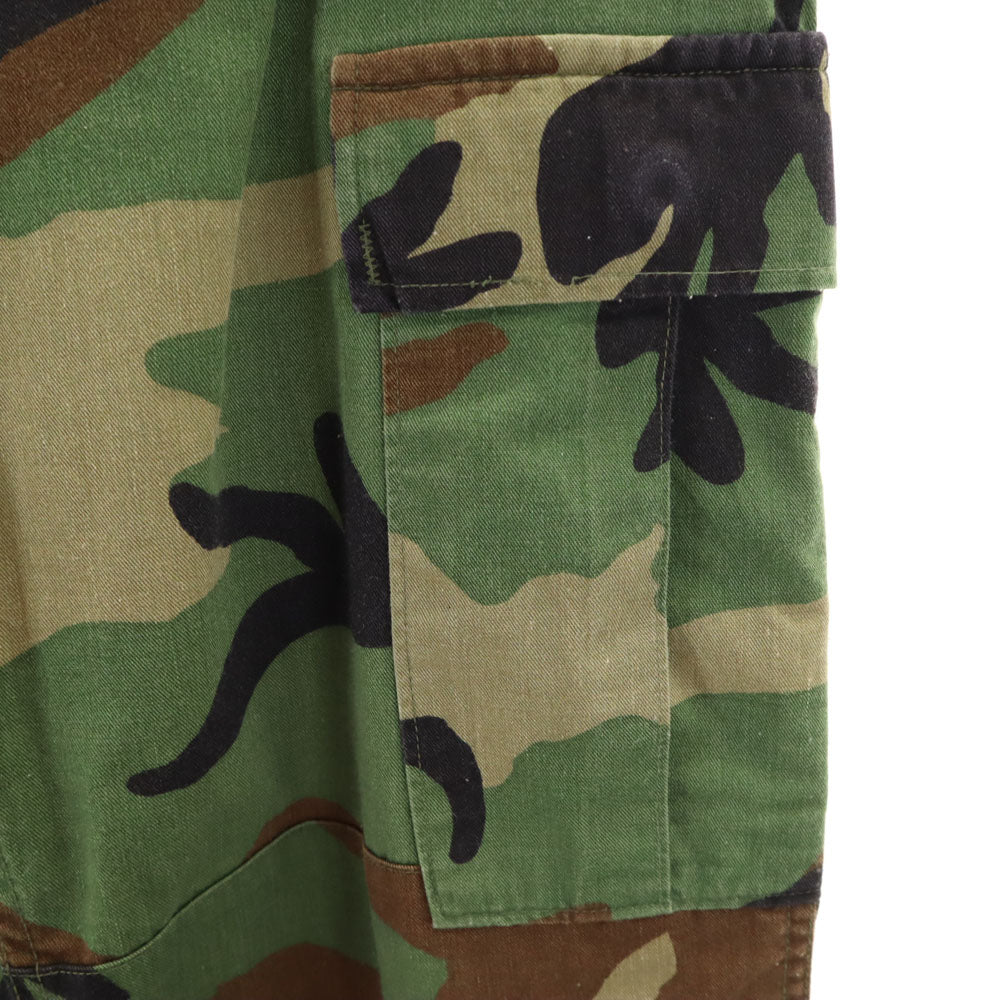 US ARMY アメリカ軍 90s オールド SPO カモフラ柄 ミリタリー カーゴパンツ w27 カーキ系 迷彩 メンズ