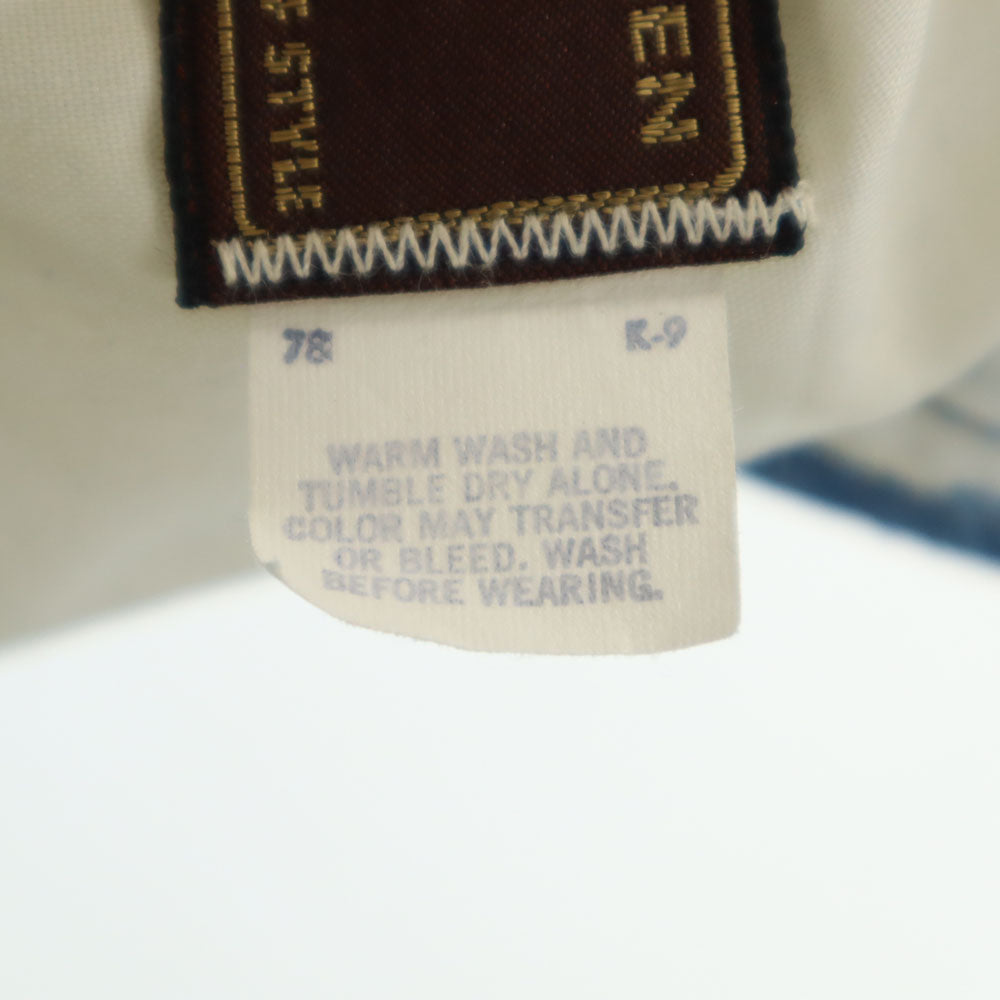 Levi's リーバイス 80s ヴィンテージ スコビルジップ ストレートパンツ ブルー メンズ