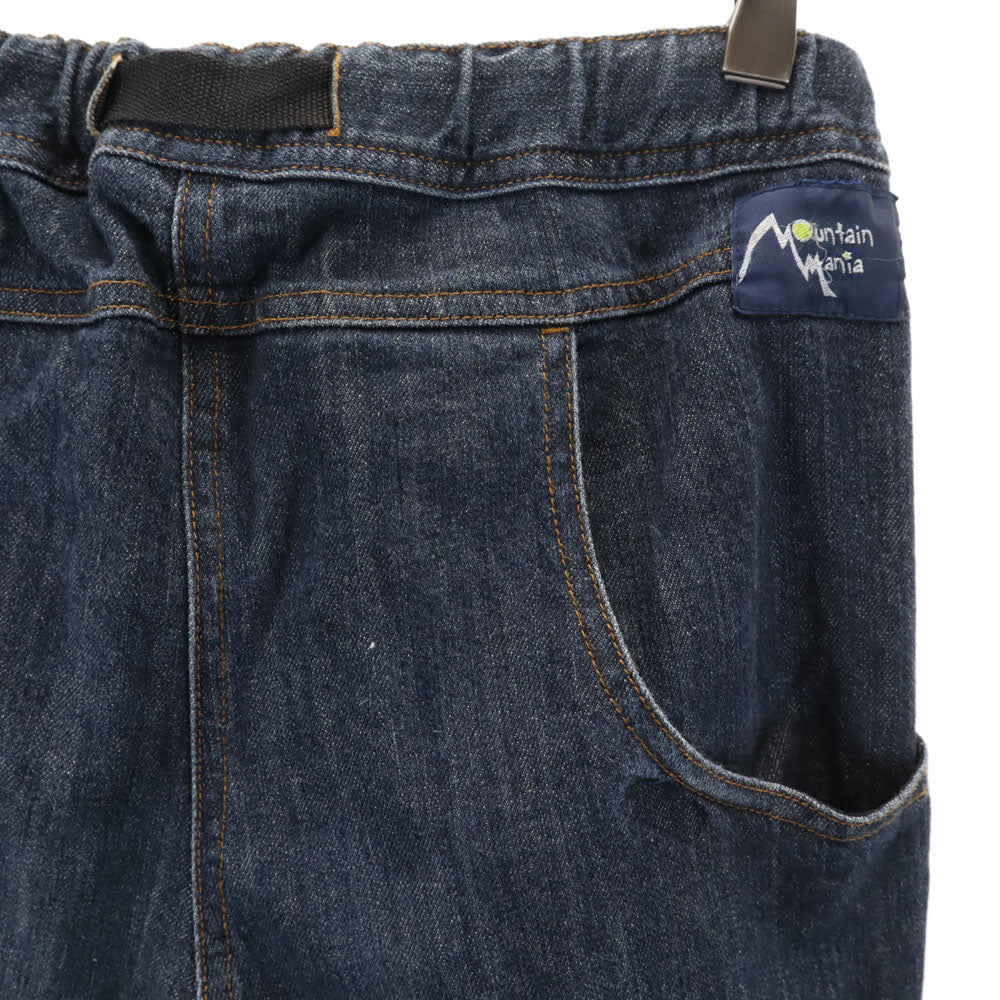 マウンテンマニア デニム アウトドアパンツ S ネイビー クライミング メンズ