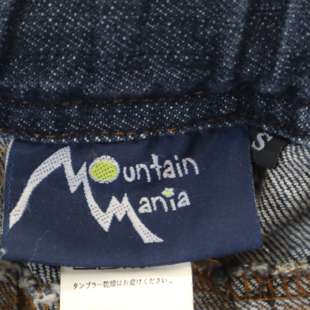 マウンテンマニア デニム アウトドアパンツ S ネイビー クライミング メンズ