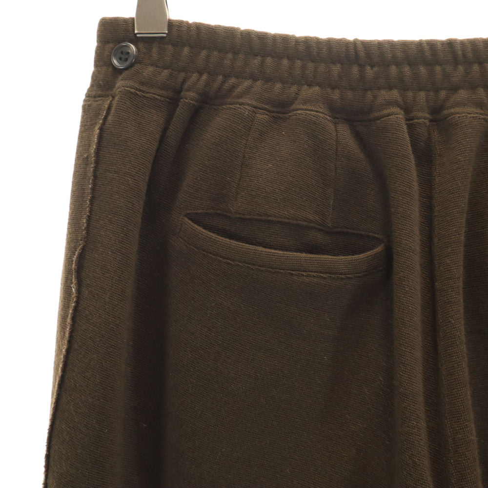 レインメーカー 日本製 ニット テーパードパンツ 4 ブラウン メンズ